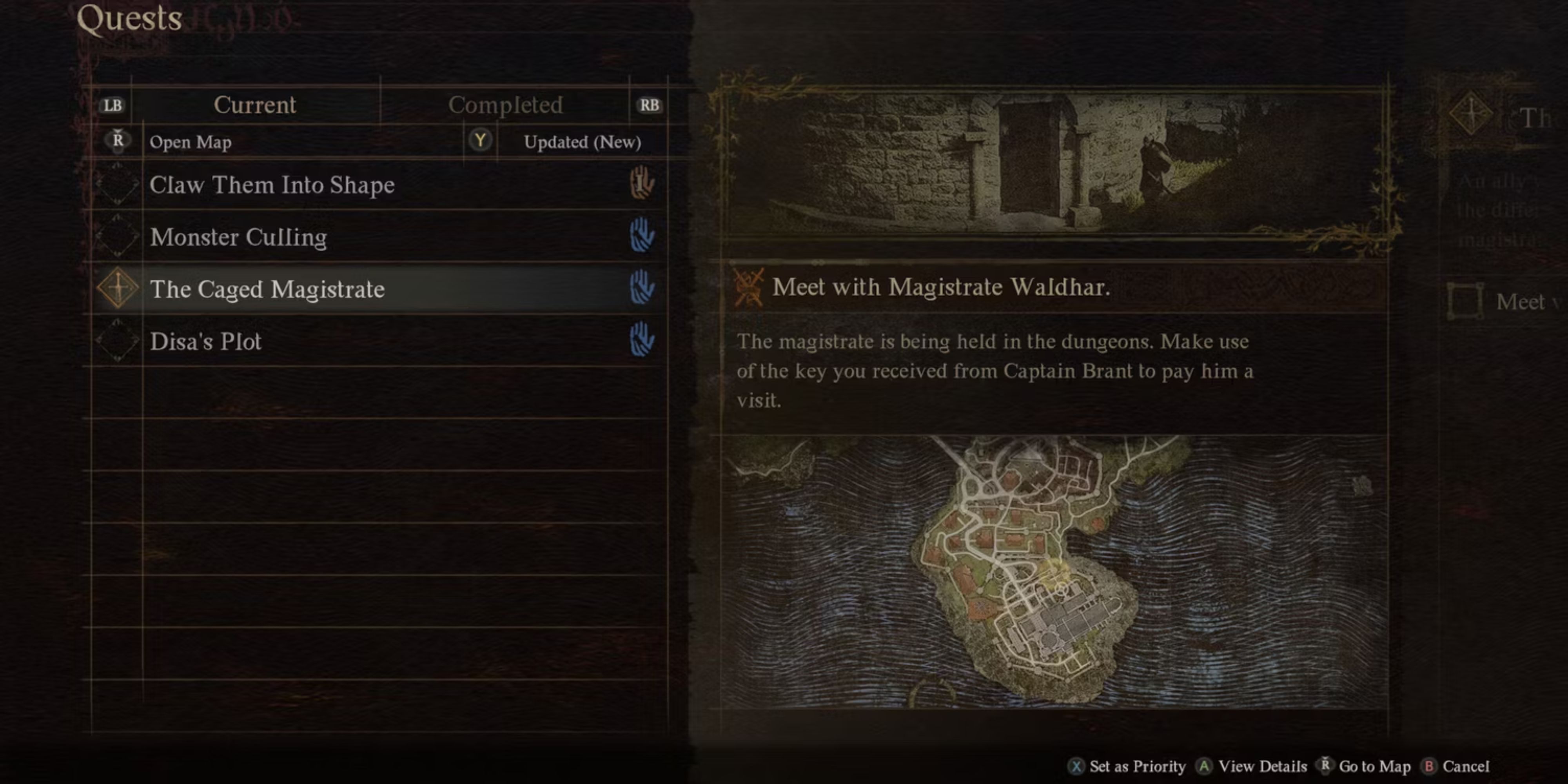 Dragon's Dogma 2 What Do Quest Hand Icons Means