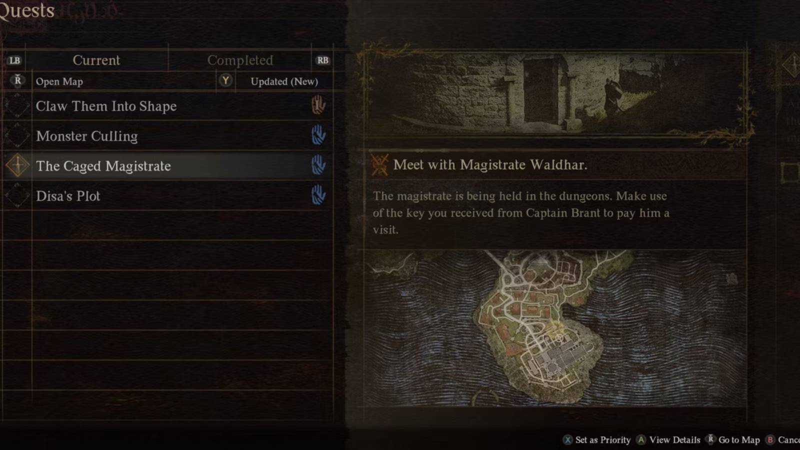 Dragon's Dogma 2 What Do Quest Hand Icons Means