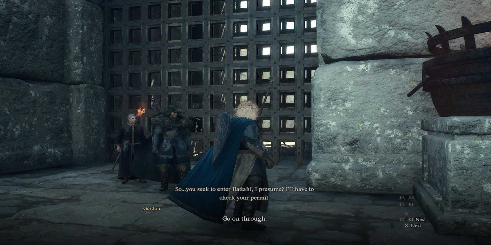 The Player Wearing A Beastren Mask To Enter Battahl 