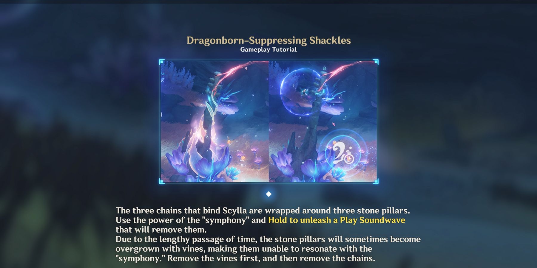 Dragonborn-Suppressing Shackles ability in genshin impact