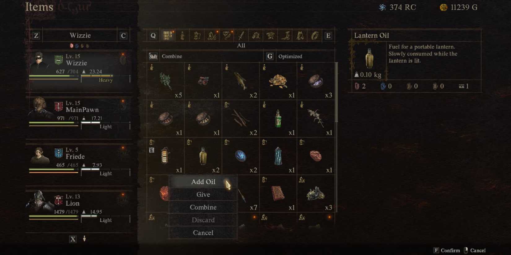 dragons dogma 2 lantern oil