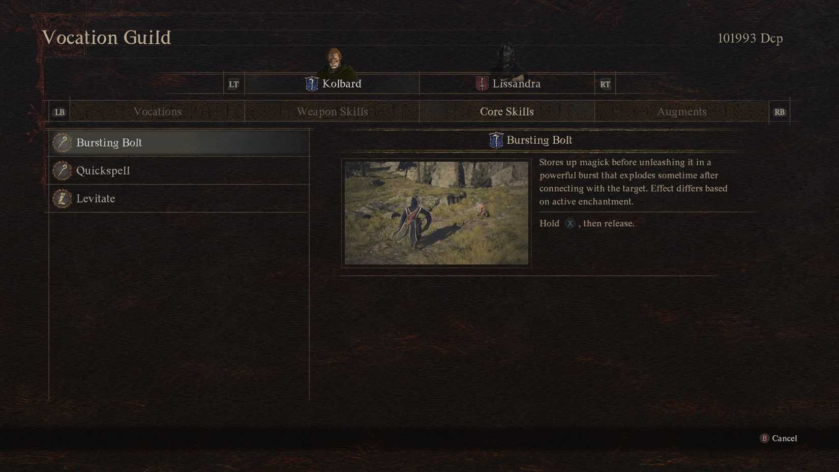 Dragons Dogma 2 Sorcerer Core Skills