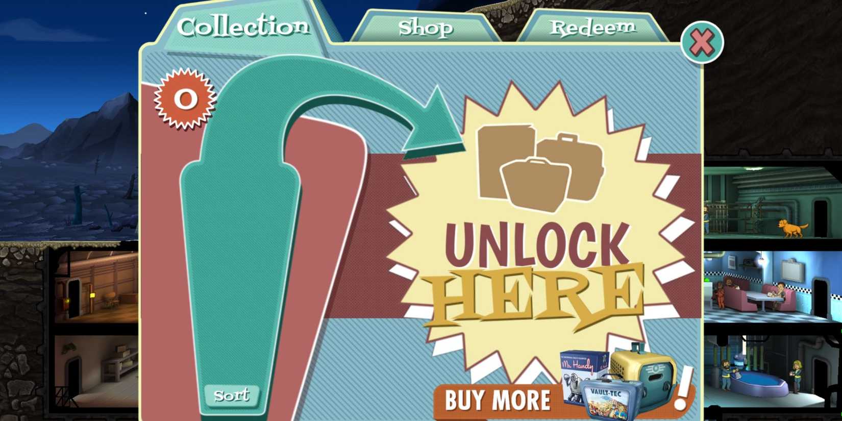 Lunchboxes in Fallout Shelter