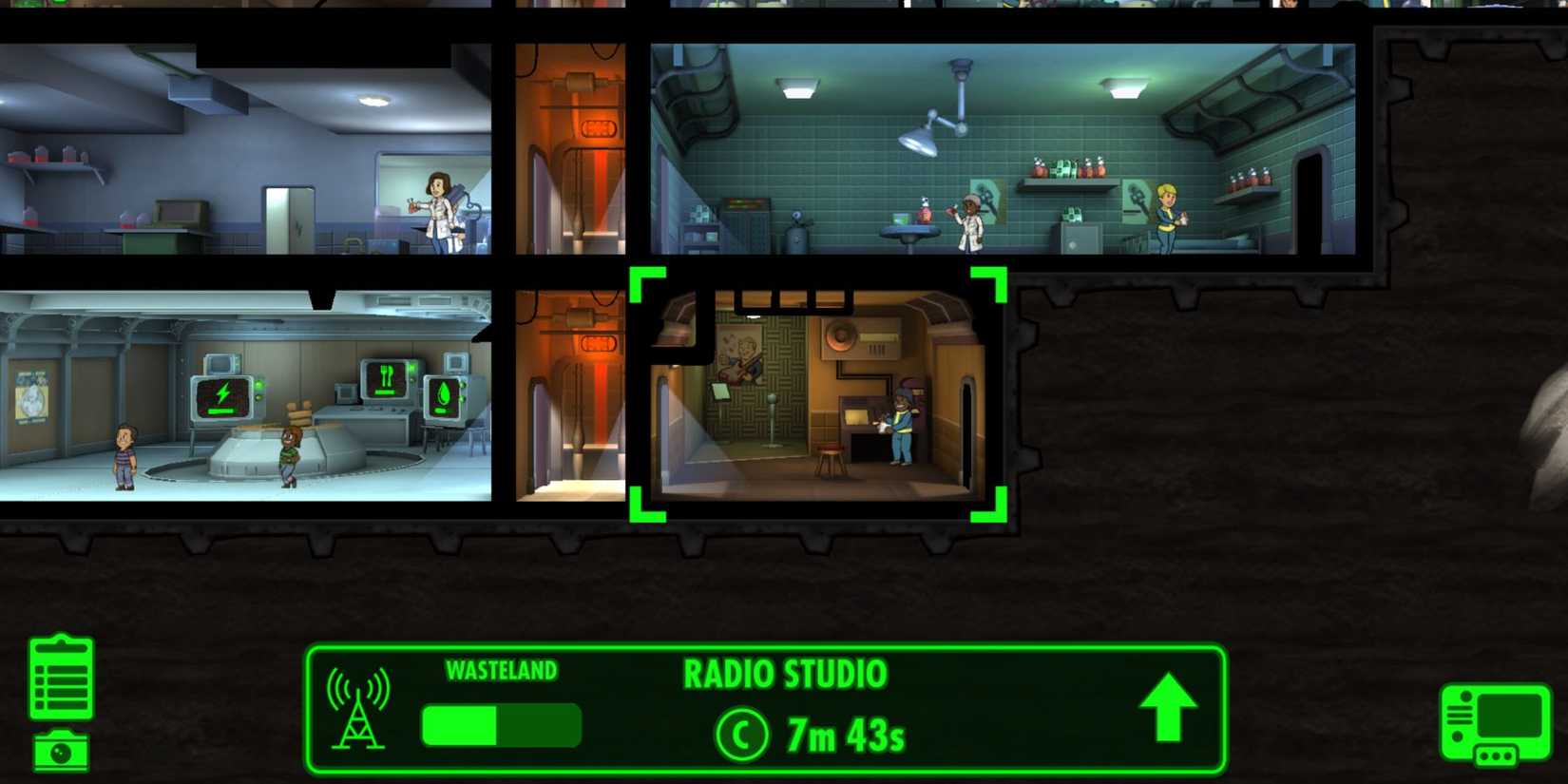 Radio Studio in Fallout Shelter