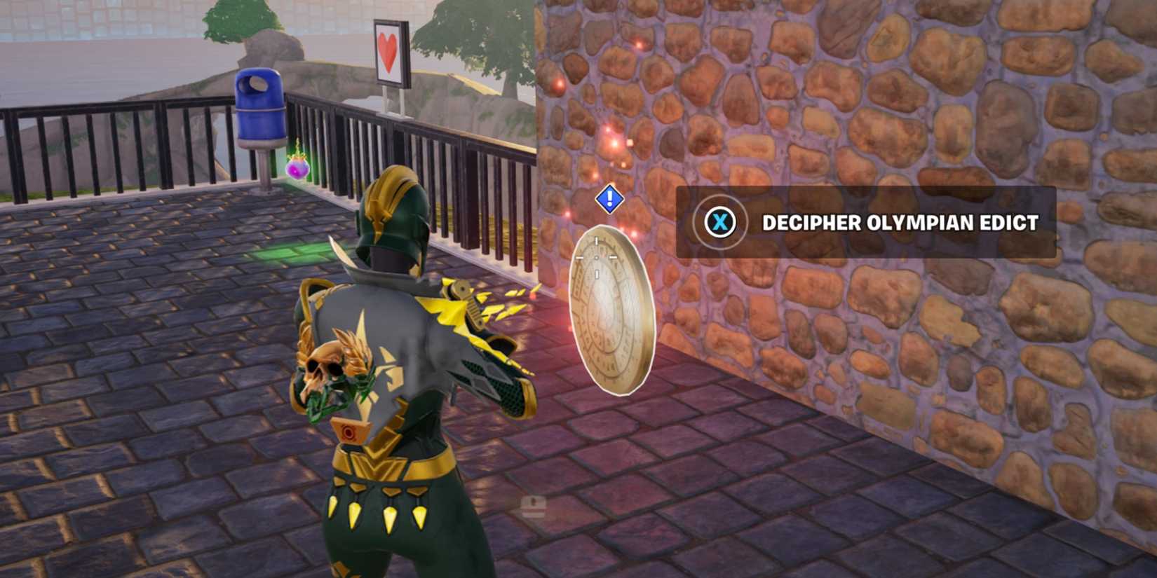 olympian edict found at the lovely lodge