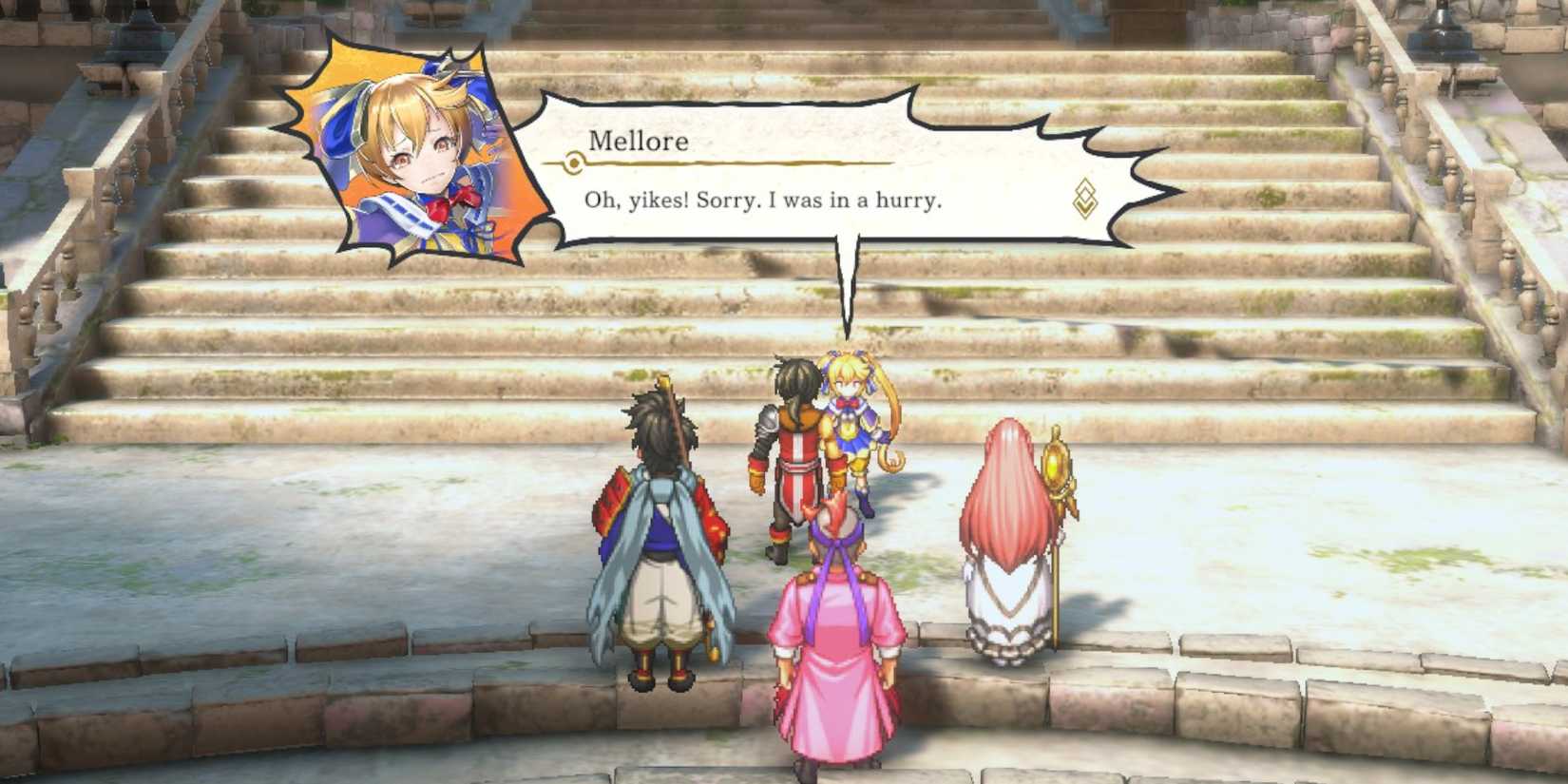 Eiyuden Chronicles HH meeting Mellore for the first time