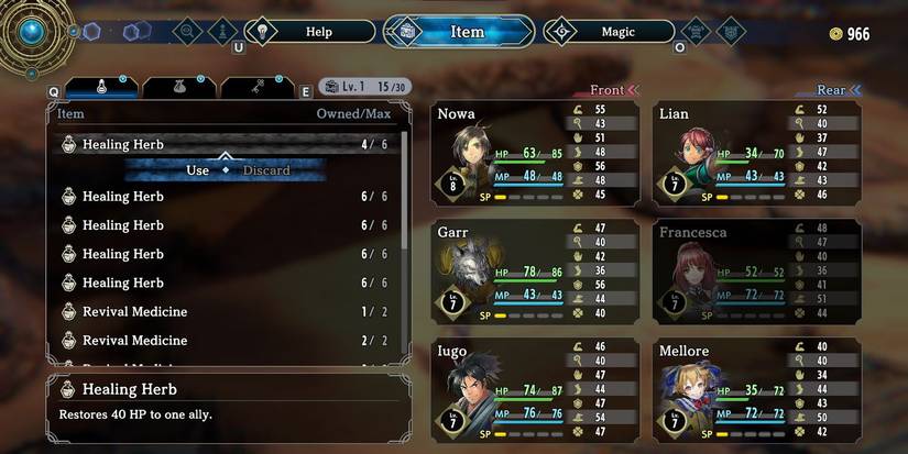 An Image of Eiyuden: Stock Up On Items