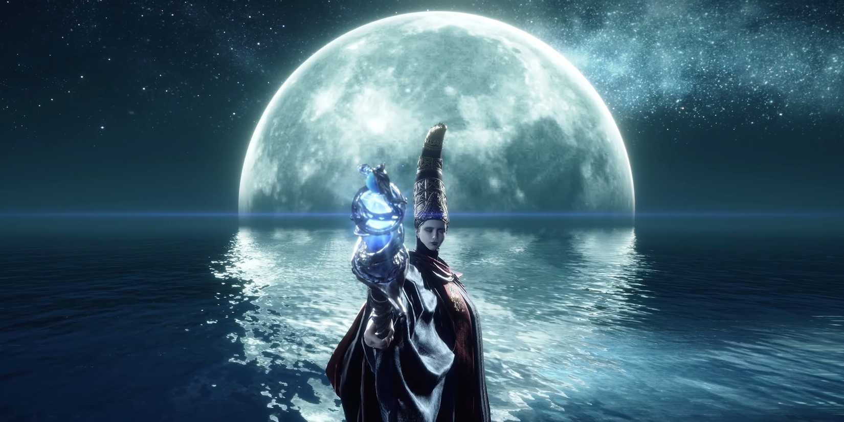 Rennalla, Queen of the Full Moon challenges the Tarnished