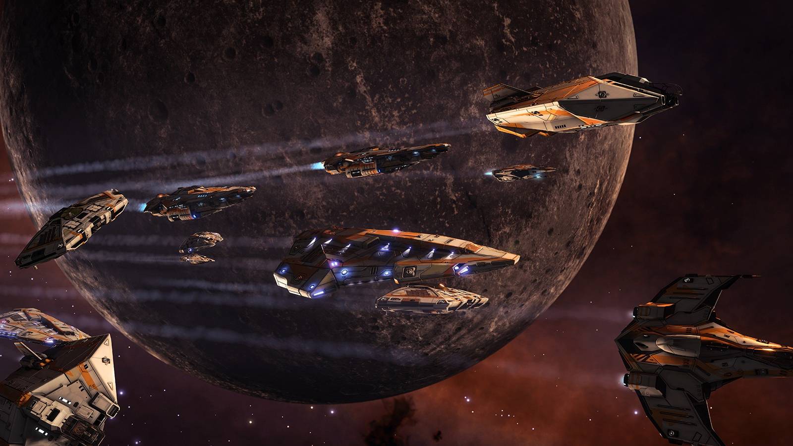 elite dangerous fleet of ships