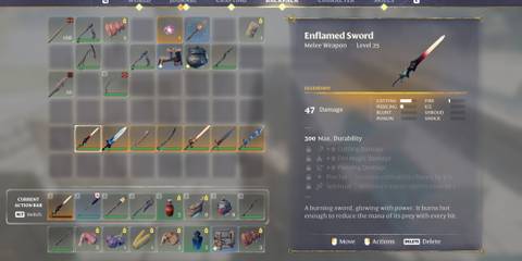 Enflamed Sword In Enshrouded