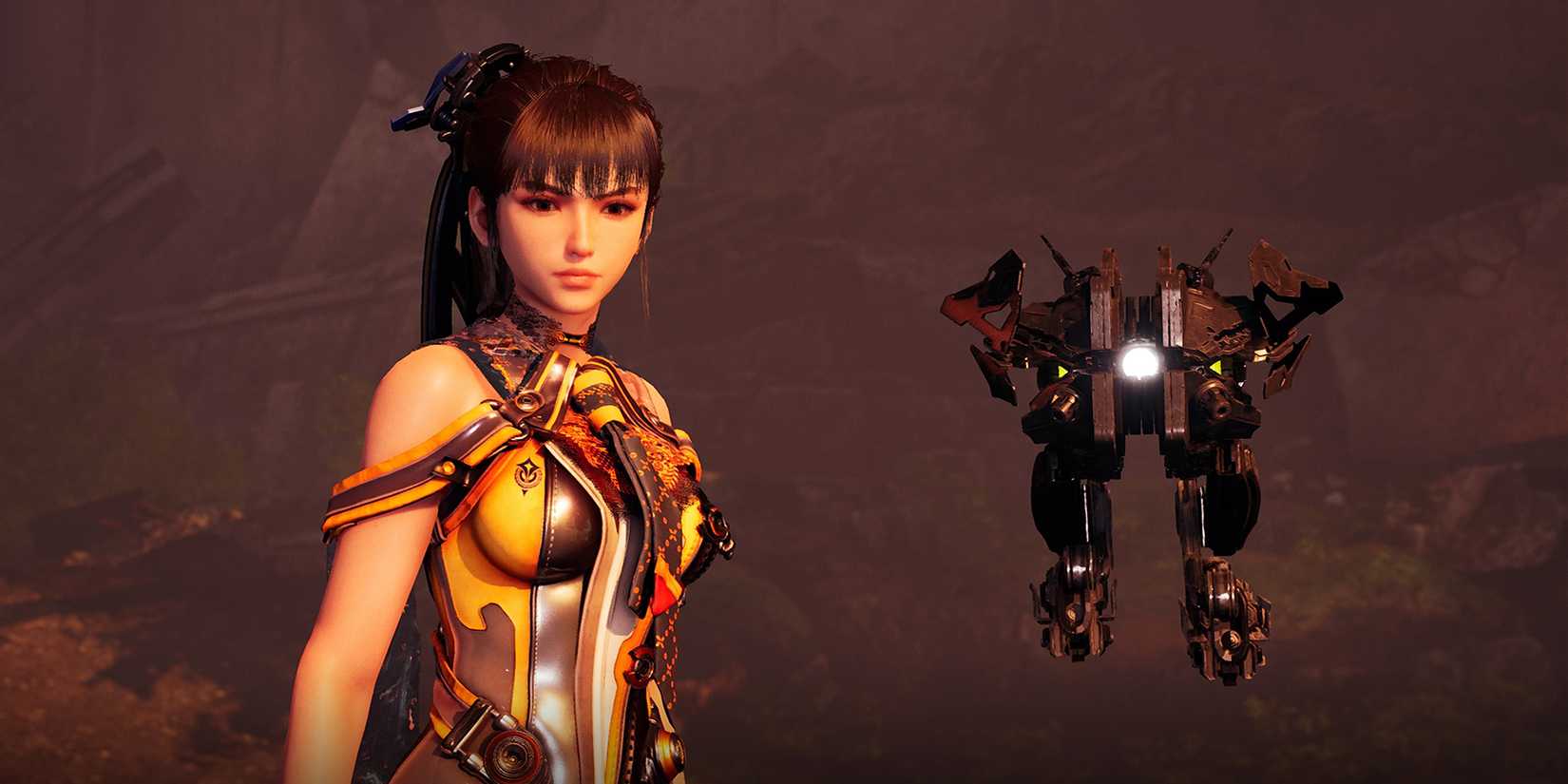 EVE and the drone in Stellar Blade