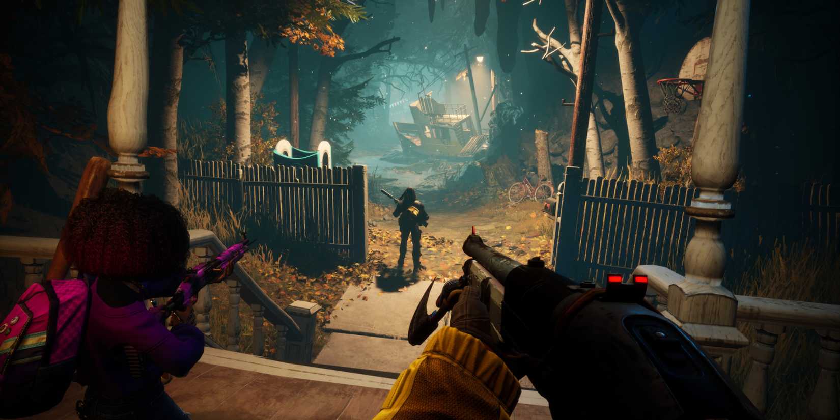 Exploring the town in Redfall