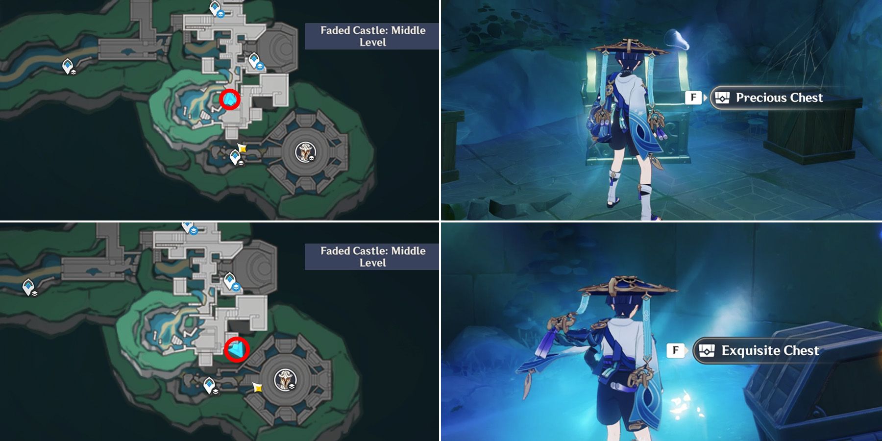 faded castle chest location 10-11 in genshin impact