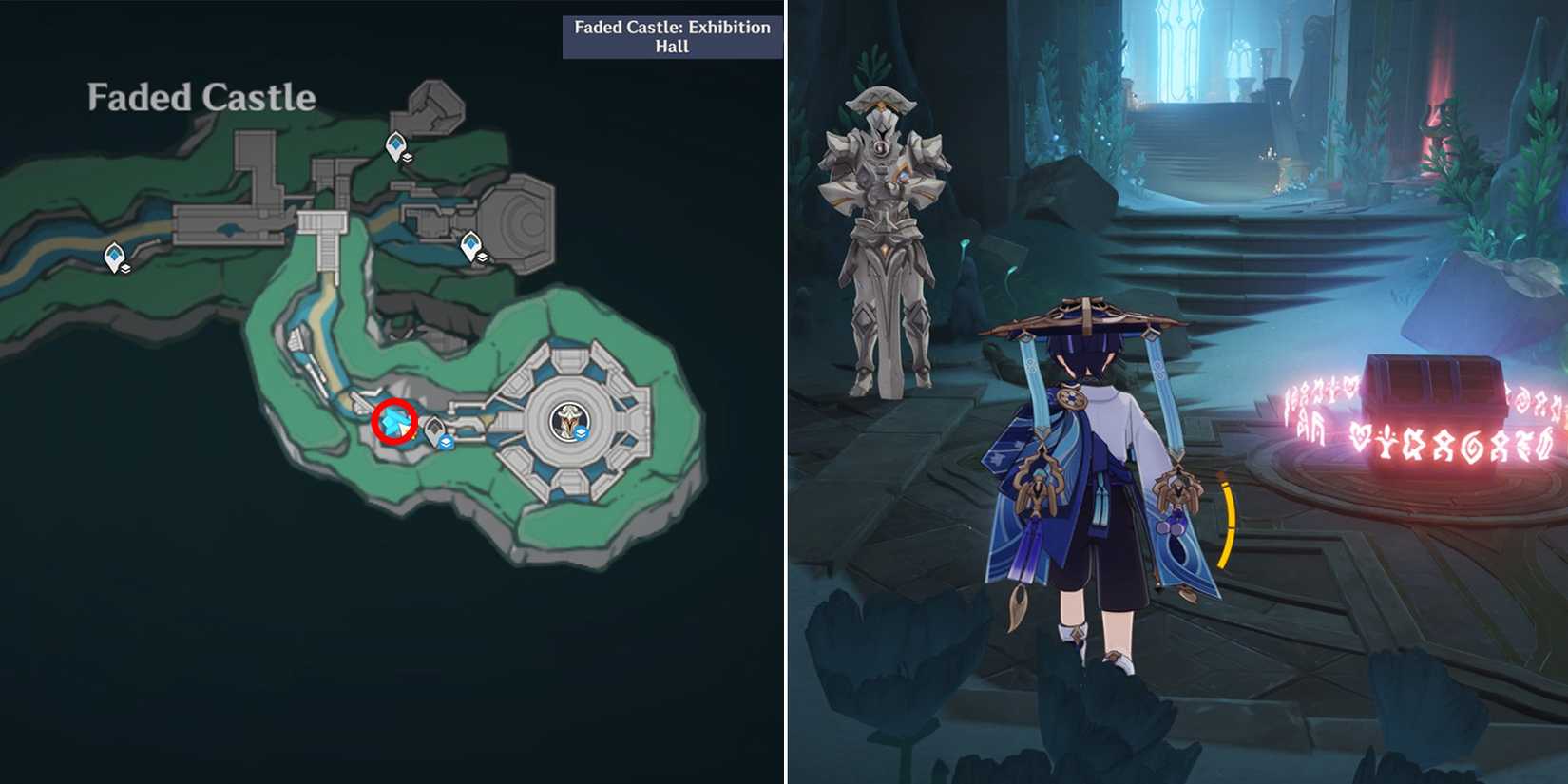 faded castle chest location 3 in genshin impact