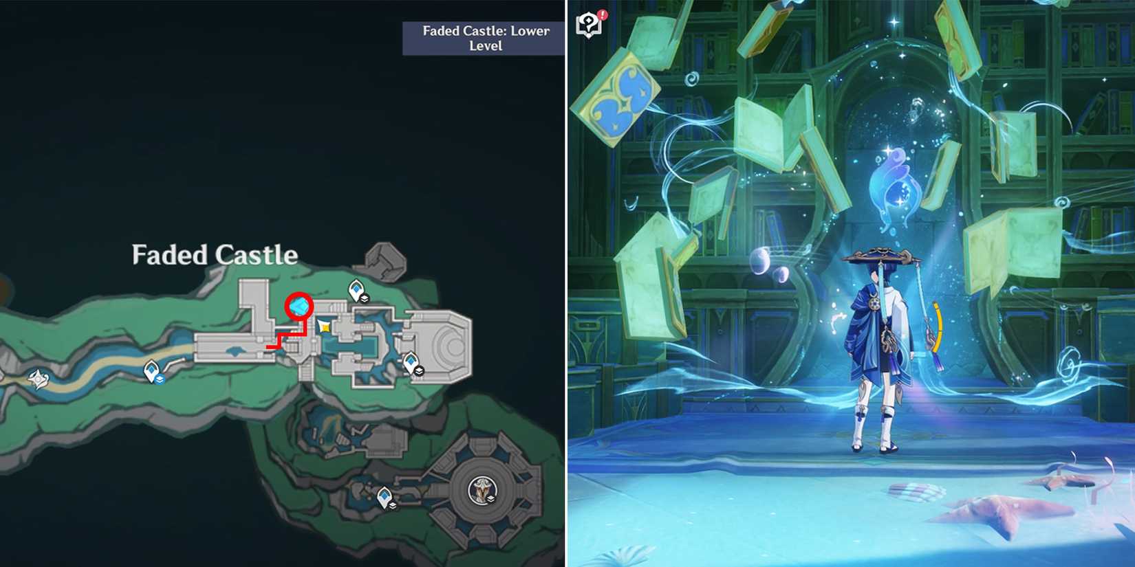 faded castle chest location 5 in genshin impact