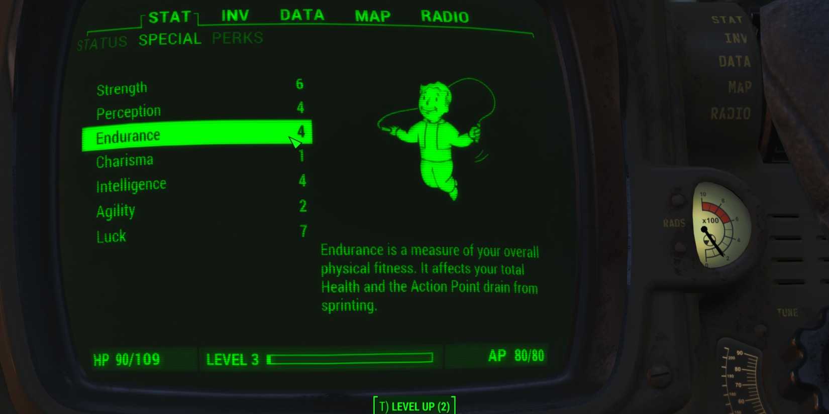 Fallout 4: Best Starting Stats