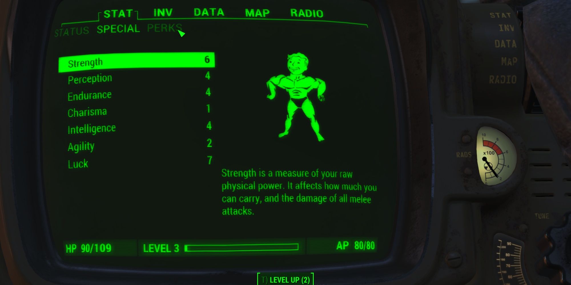 Fallout 4 Strength Starting Stat