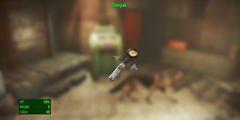fallout 4 tips and tricks - render of a stimpak