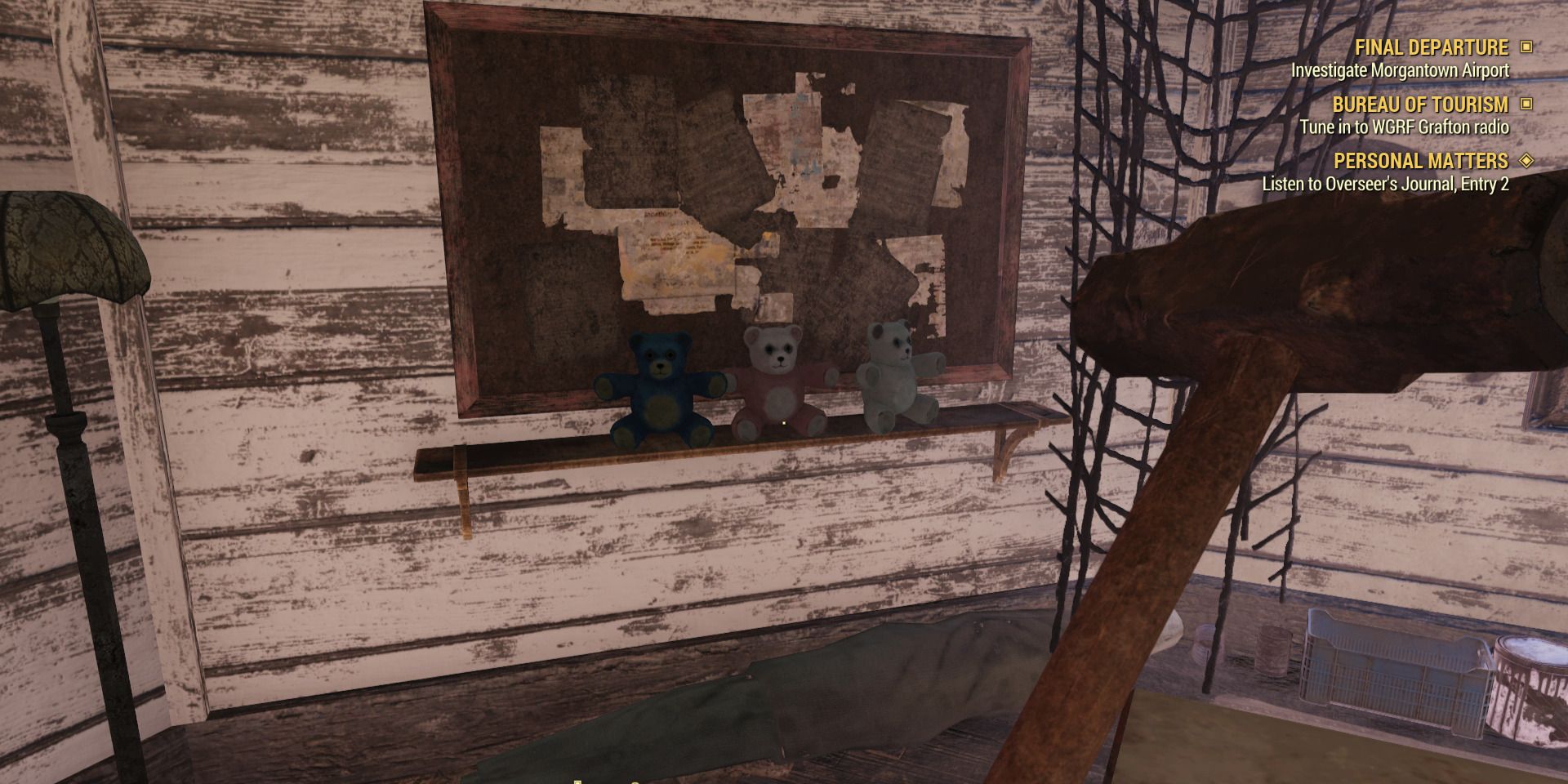 Image of three teddy bears in Fallout 76