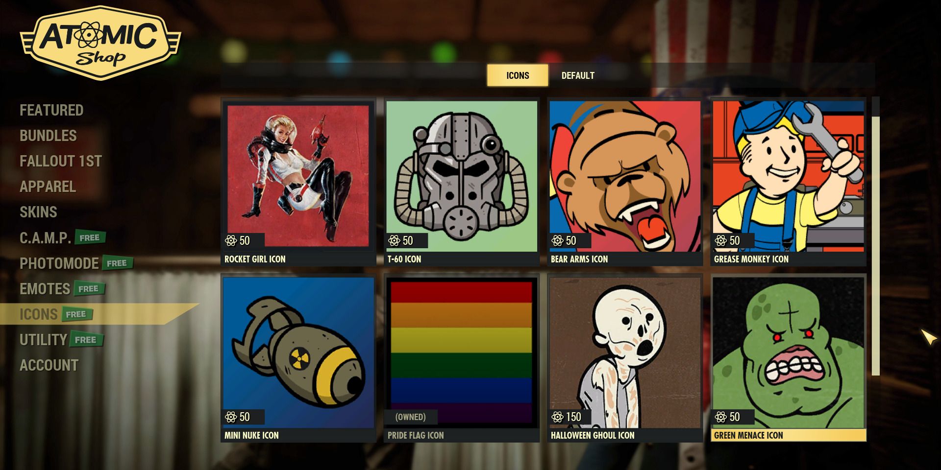 Fallout 76: How to Change Your Icon