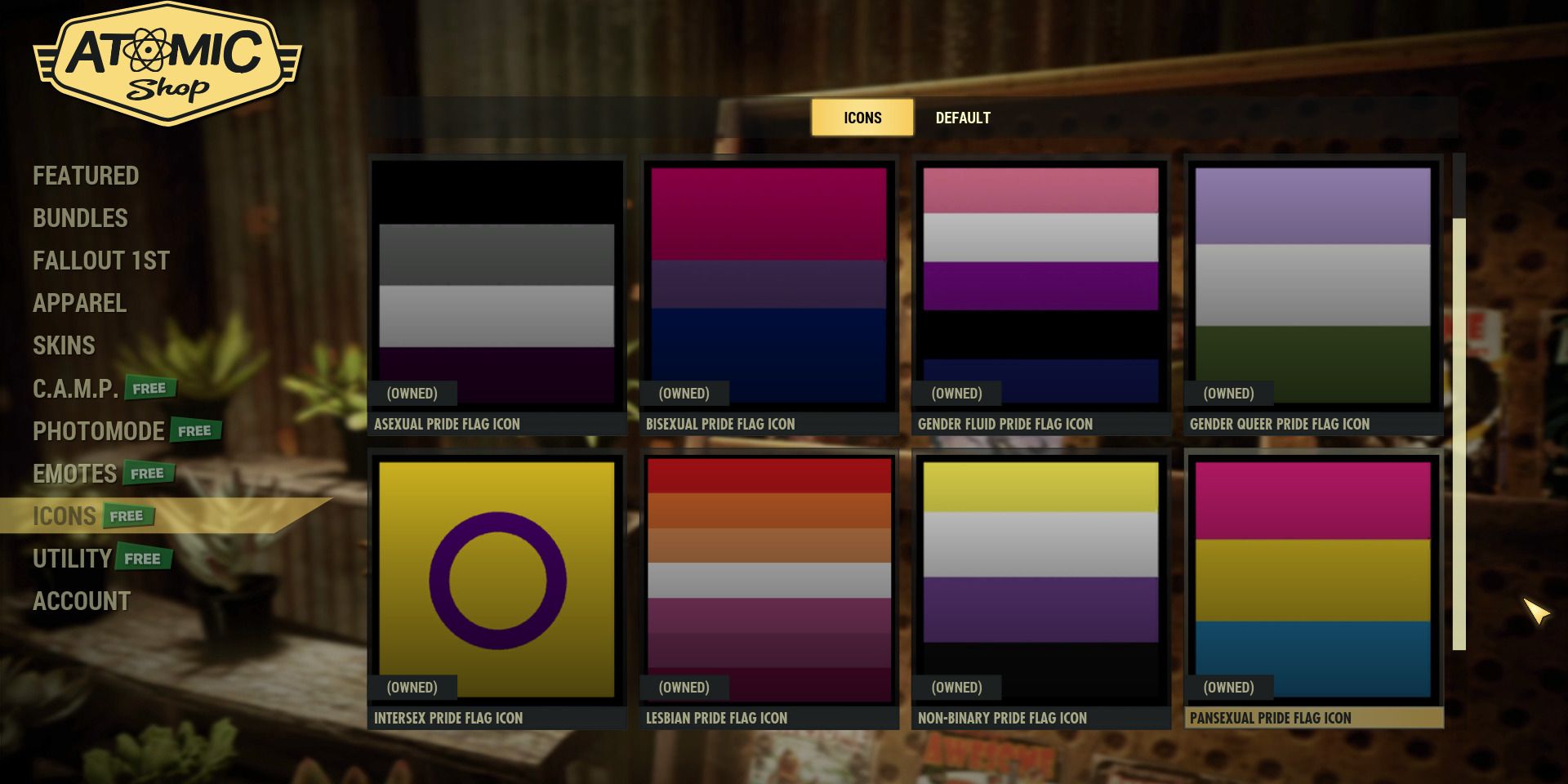 Fallout 76: How to Change Your Icon