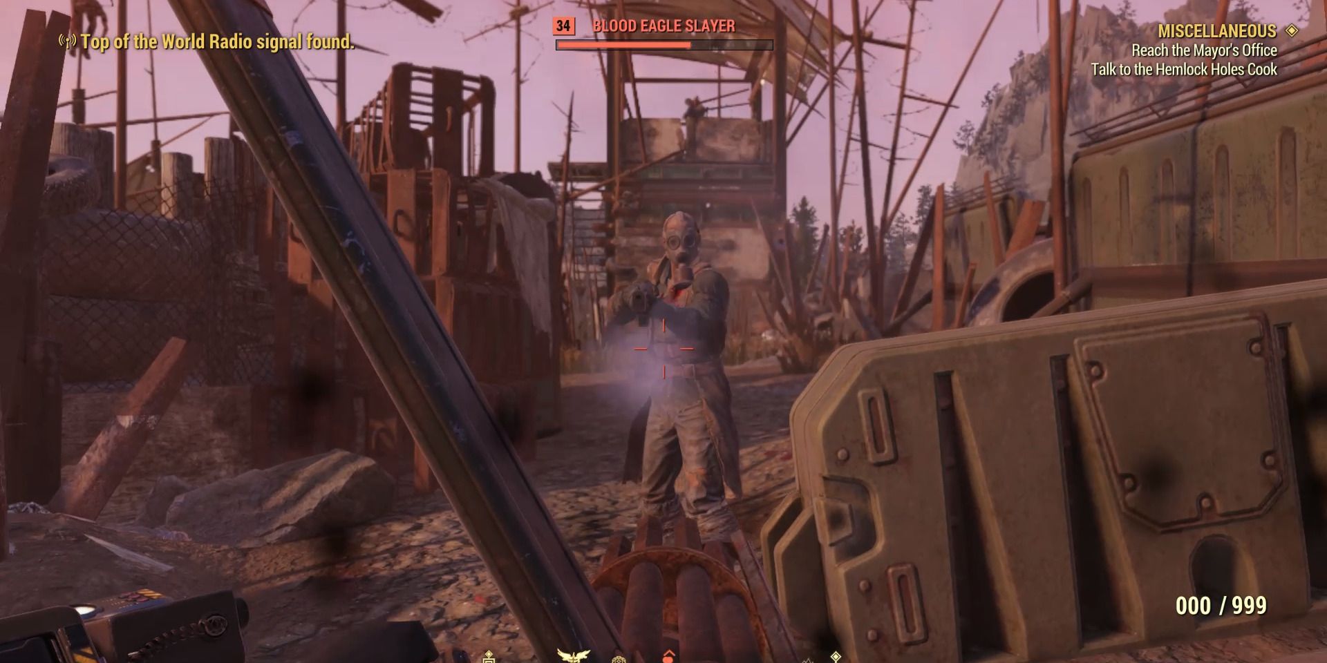 Image of a blood eagle slayer in Fallout 76