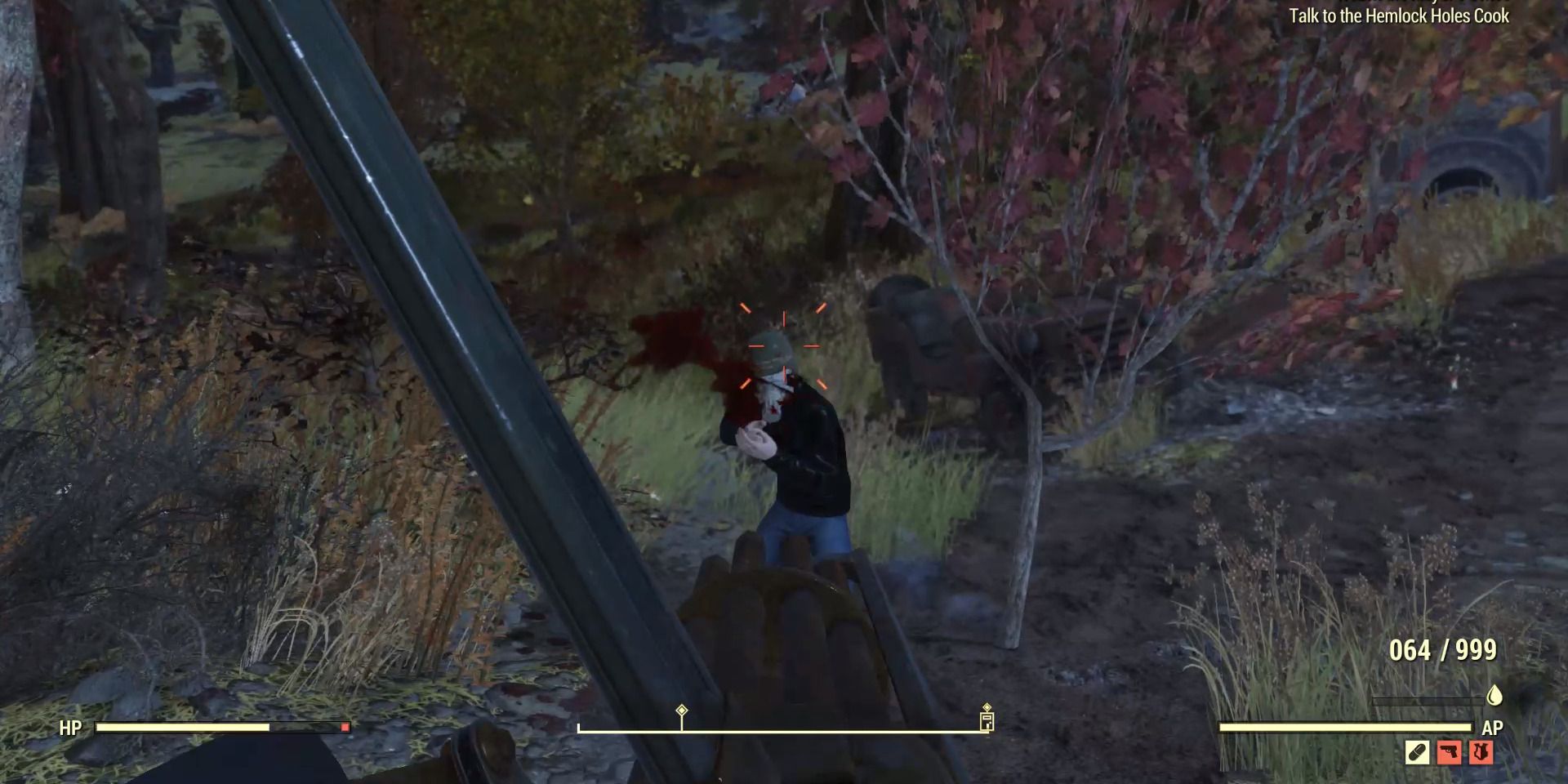 Image of a blood eagle enemy in Fallout 76
