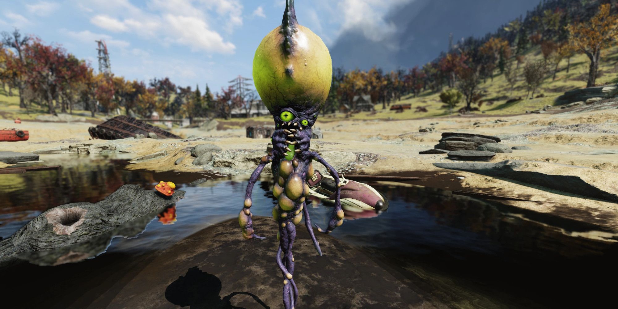 A Floater Gnasher in Fallout 76