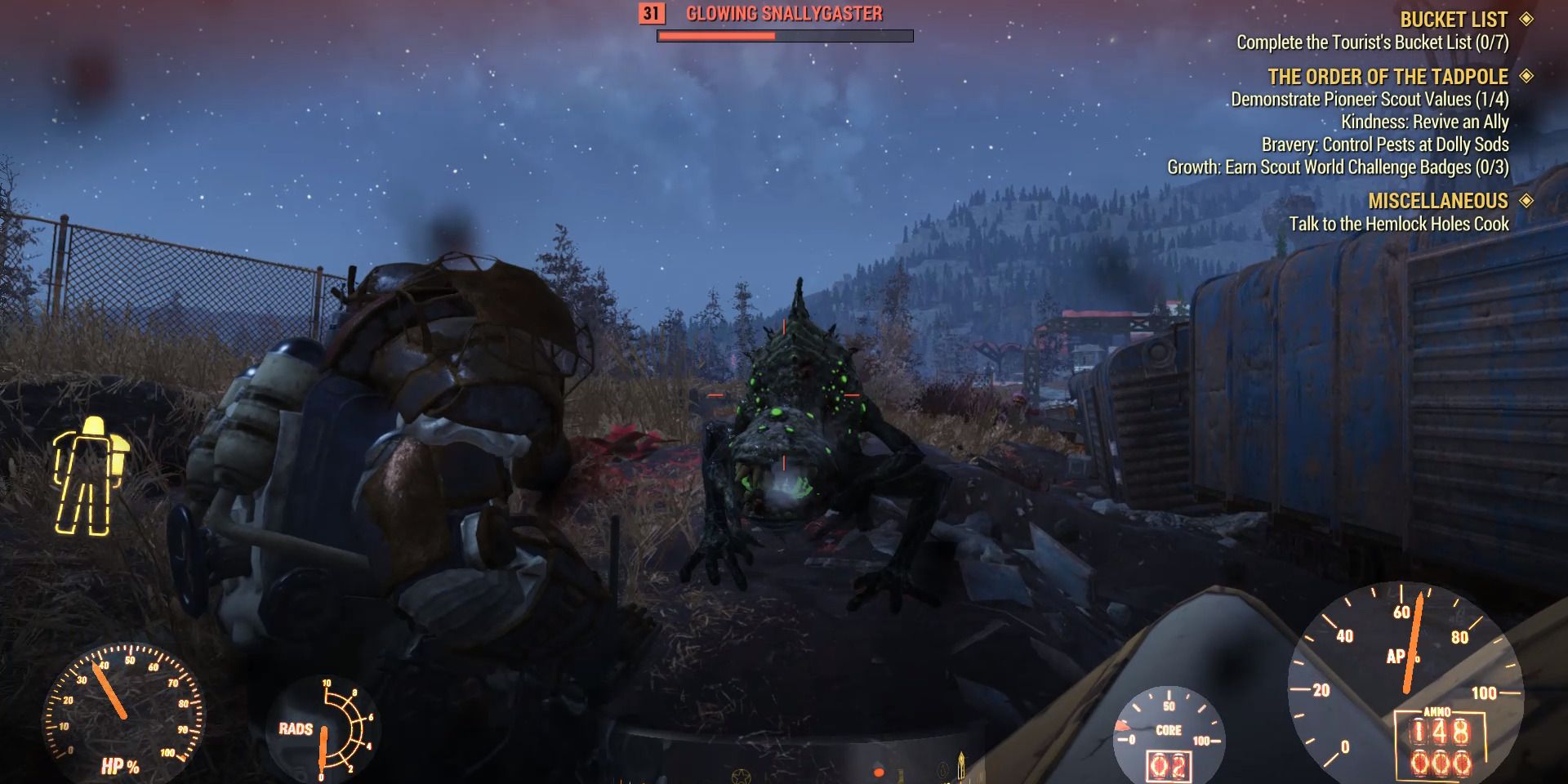 Fallout 76: Snallygaster Locations