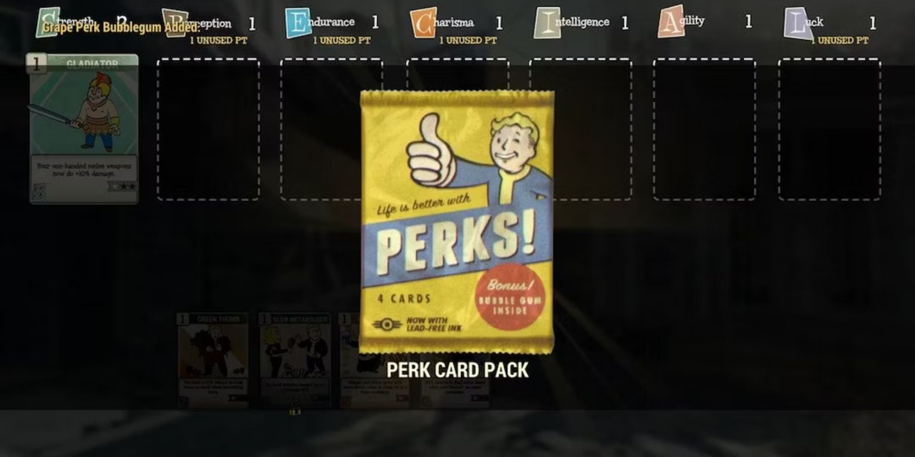 Fallout 76 perk card packs pay to win