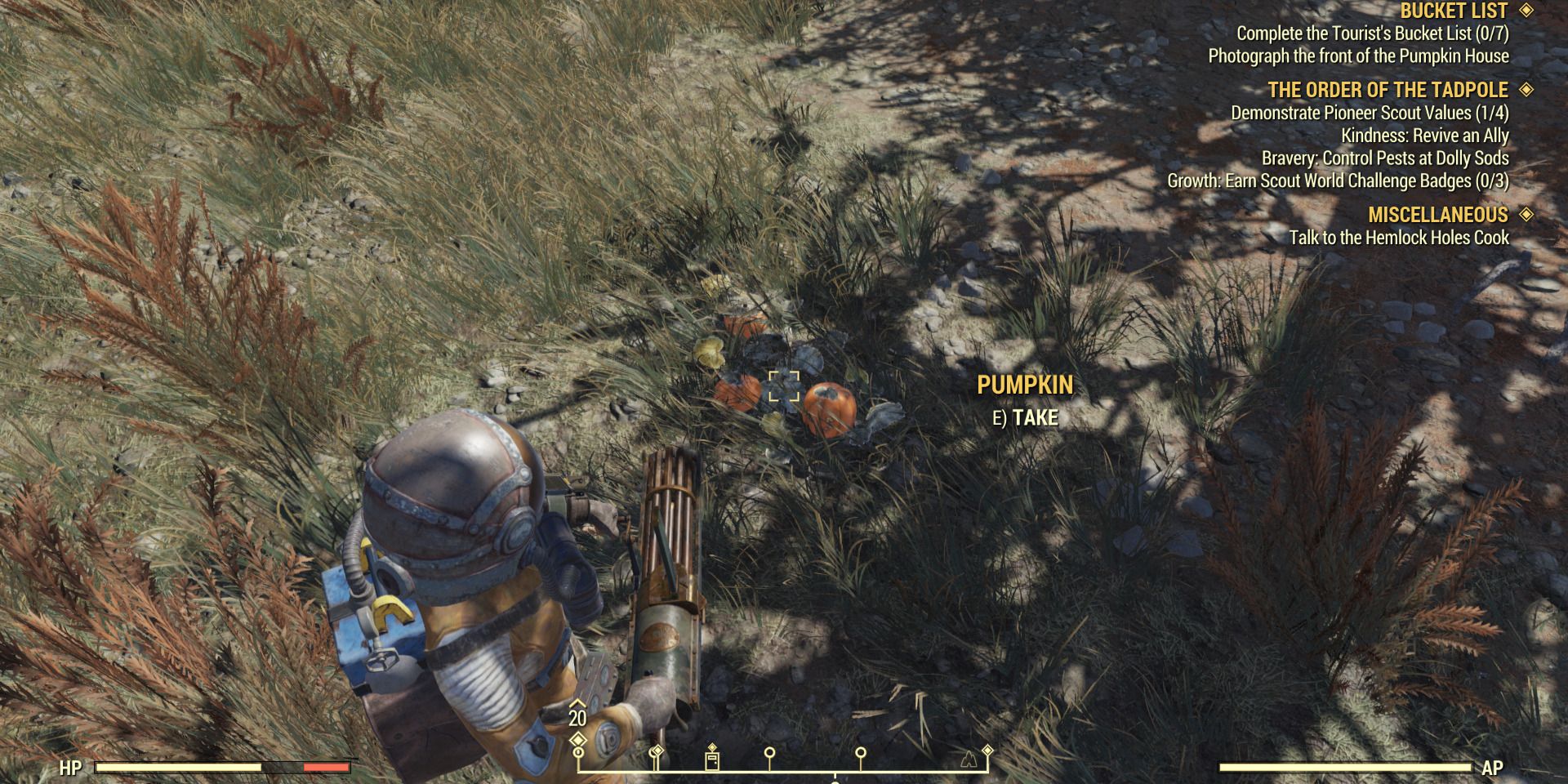 Fallout 76: Pumpkin Locations