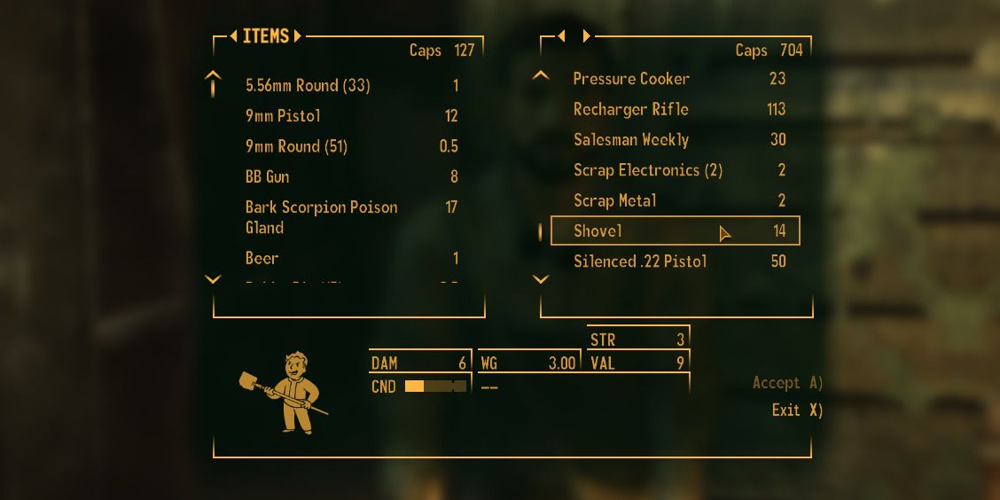 Where to Get a Shovel in Fallout: New Vegas