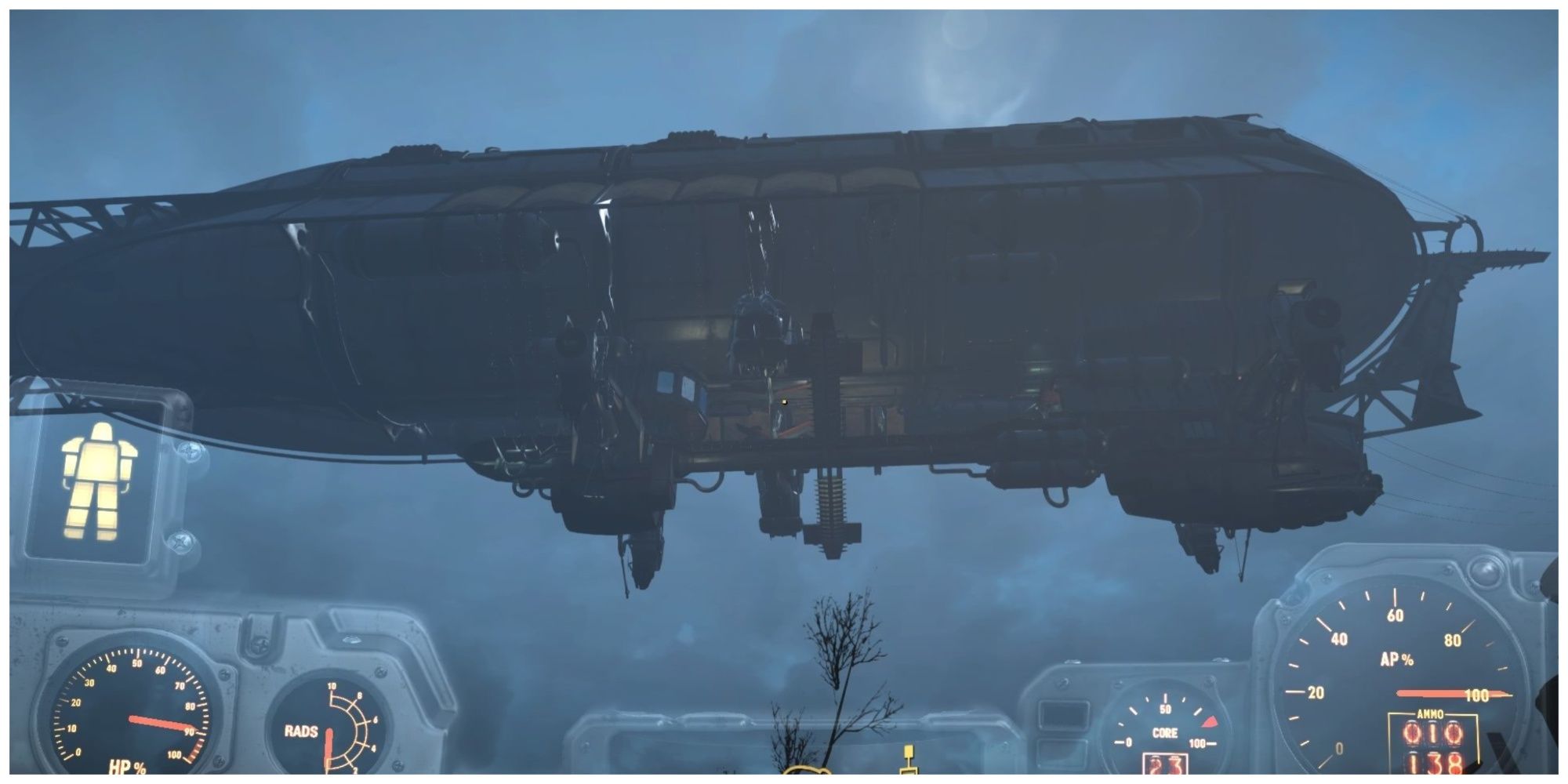 Starfield Player is Exploring The Settled Systems in Fallout's Prydwen
