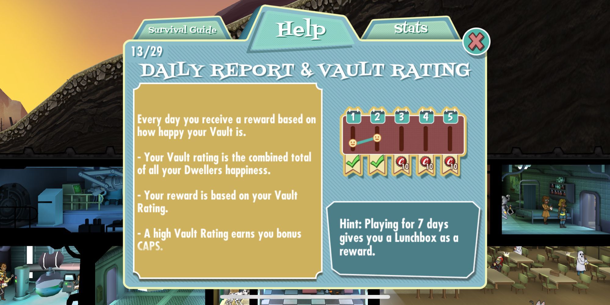 Fallout Shelter: How to Increase Vault Rating