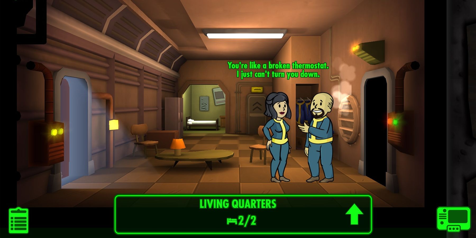 Fallout Shelter - Living Room