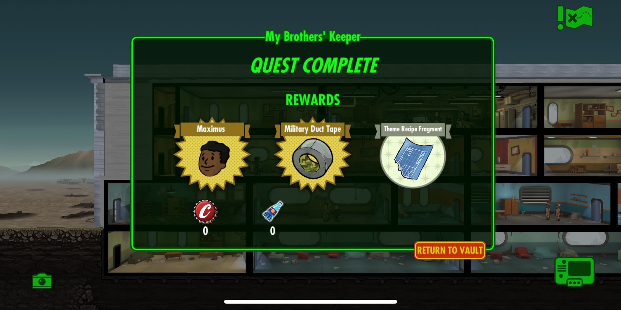 Fallout Shelter - My Brothers' Keeper Quest