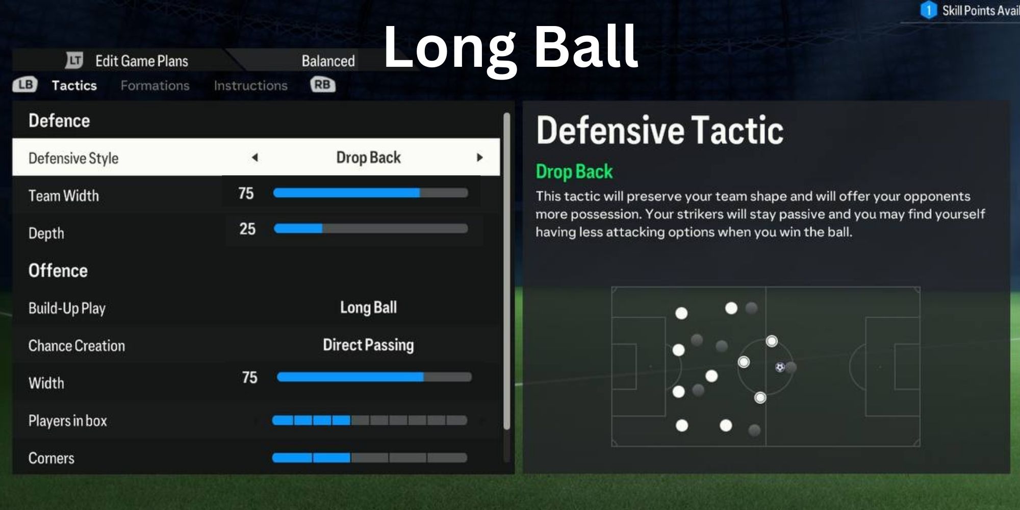 FC 24 Best Pro Clubs Tactics Long Ball