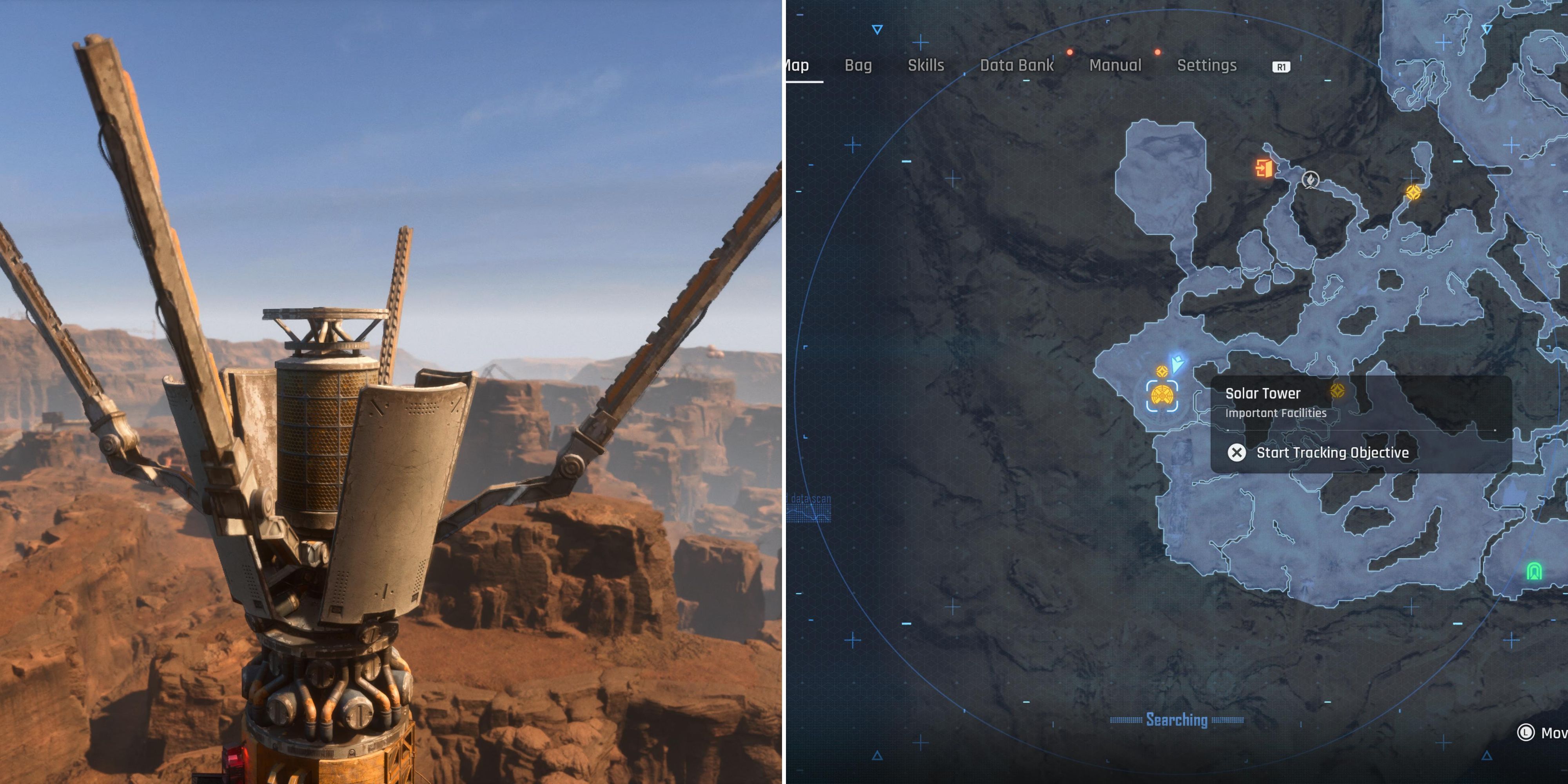 The Solar Tower Activating & Its Location On The Map 