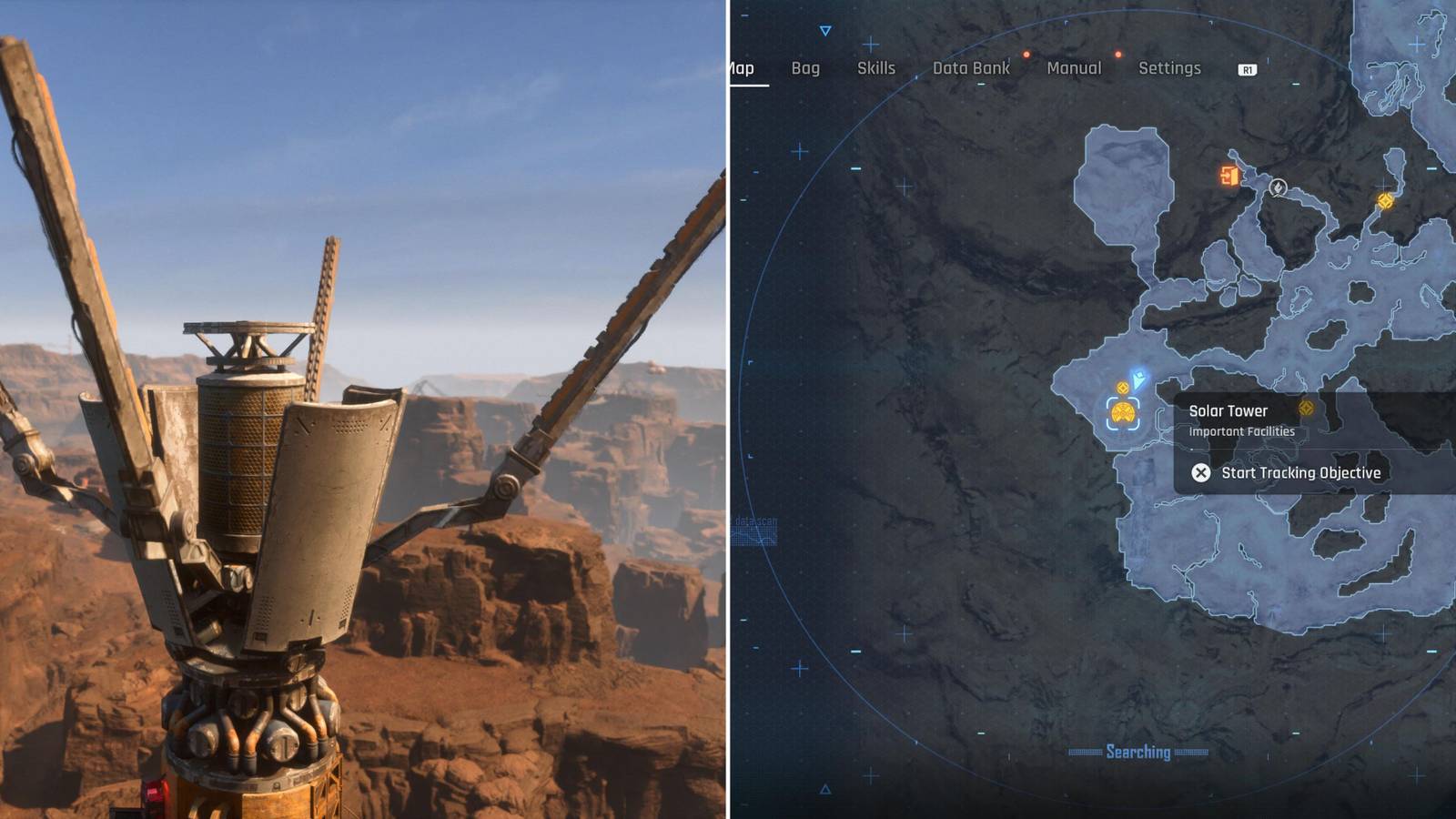 The Solar Tower Activating & Its Location On The Map 