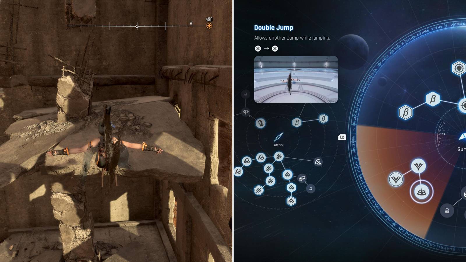 Eve Double Jumping & The Skill In The Menu 