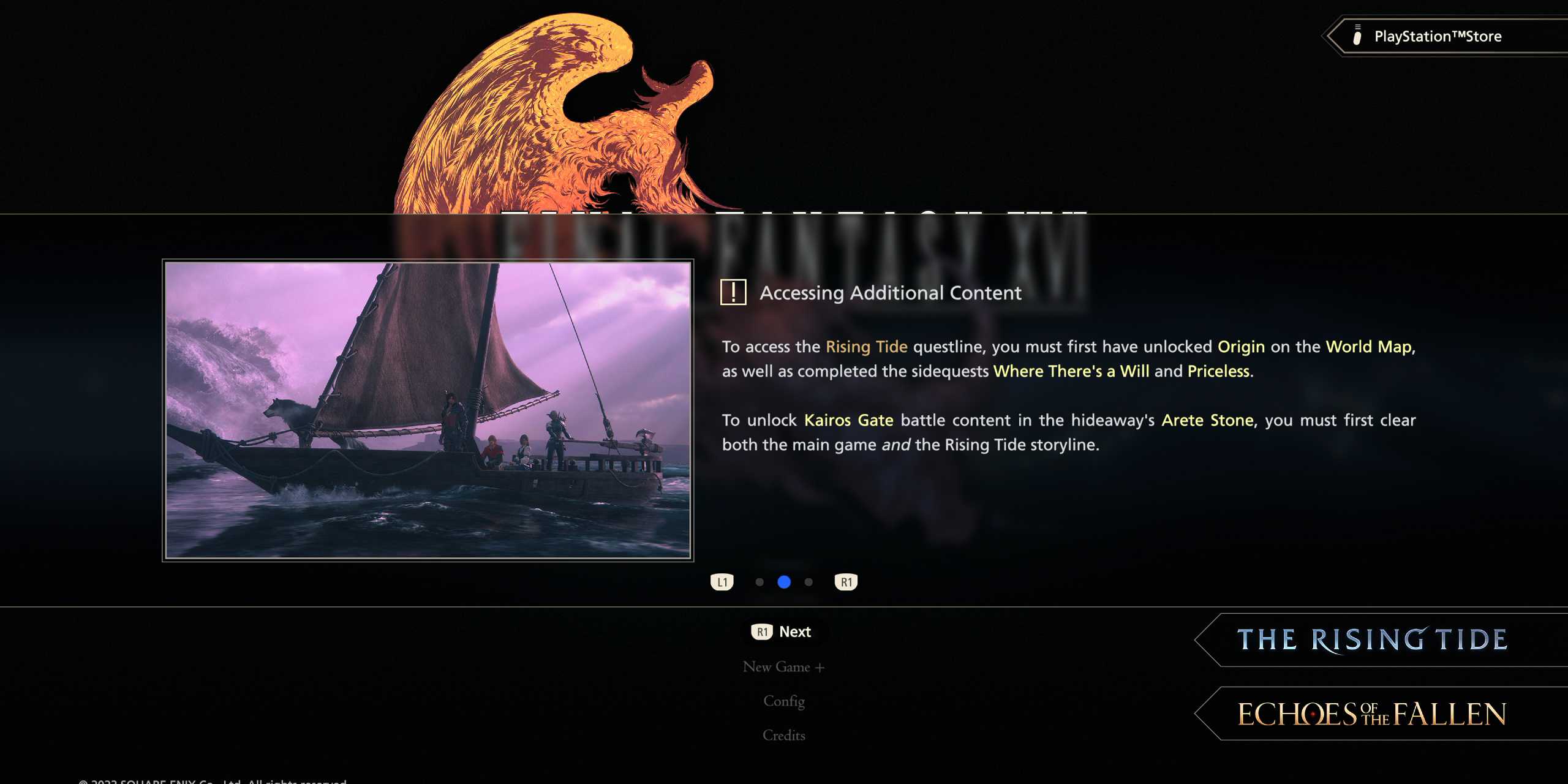 Ff Rising Tide Chief How to Start the FF16 DLC (The Rising Tide)