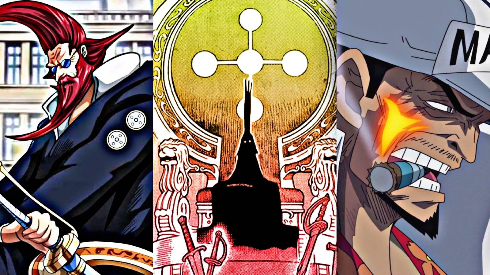 figarland imu akainu world government one piece