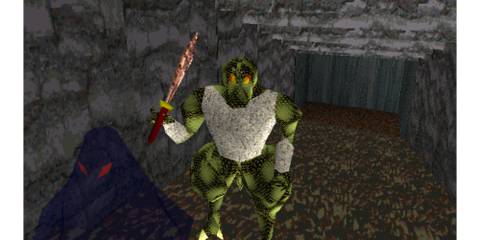 Fighting monsters in King's Field