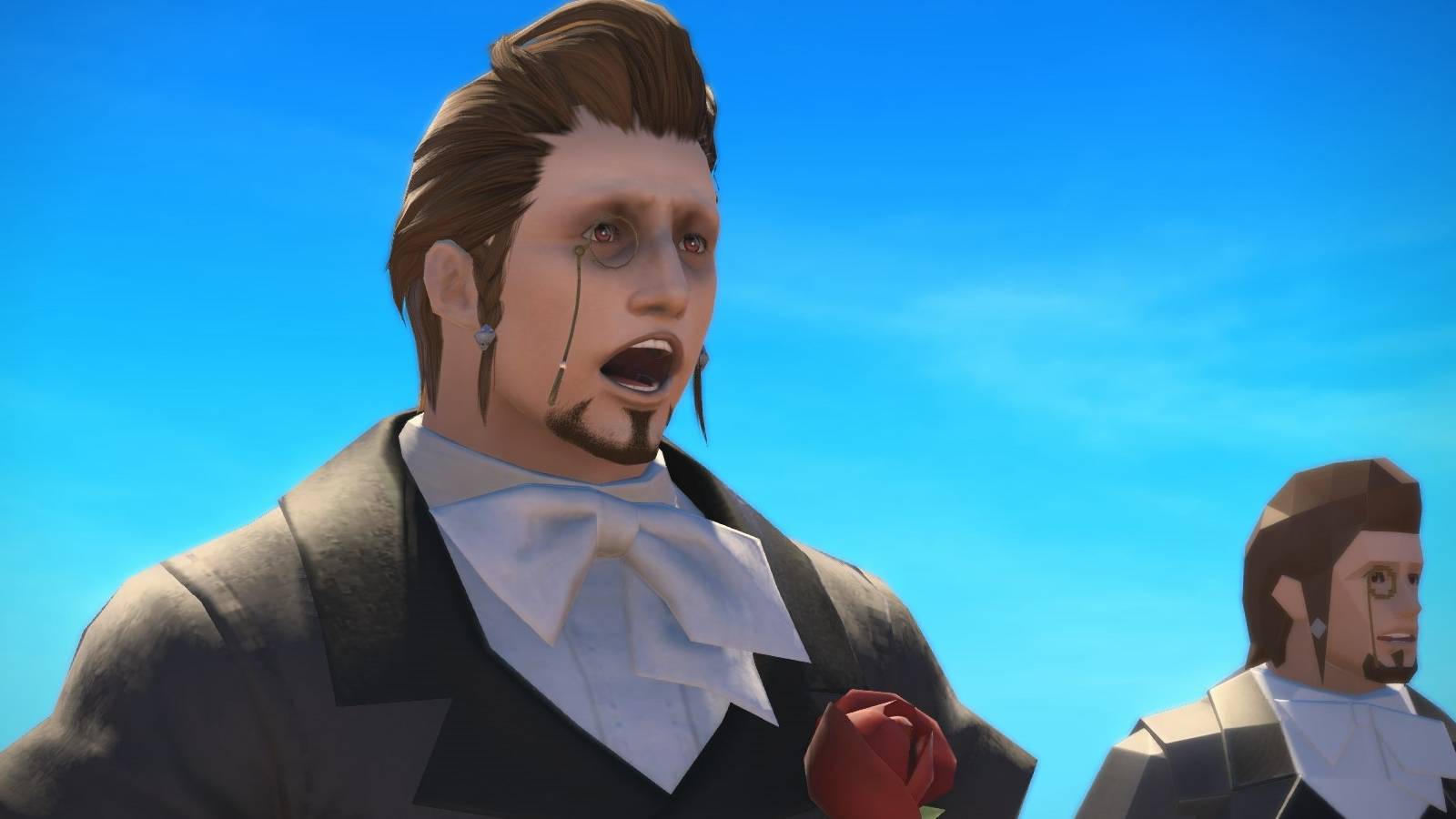 final-fantasy-14-endwalker-hildibrand-manderville-and-brandihild-blue-sky-background-in-game