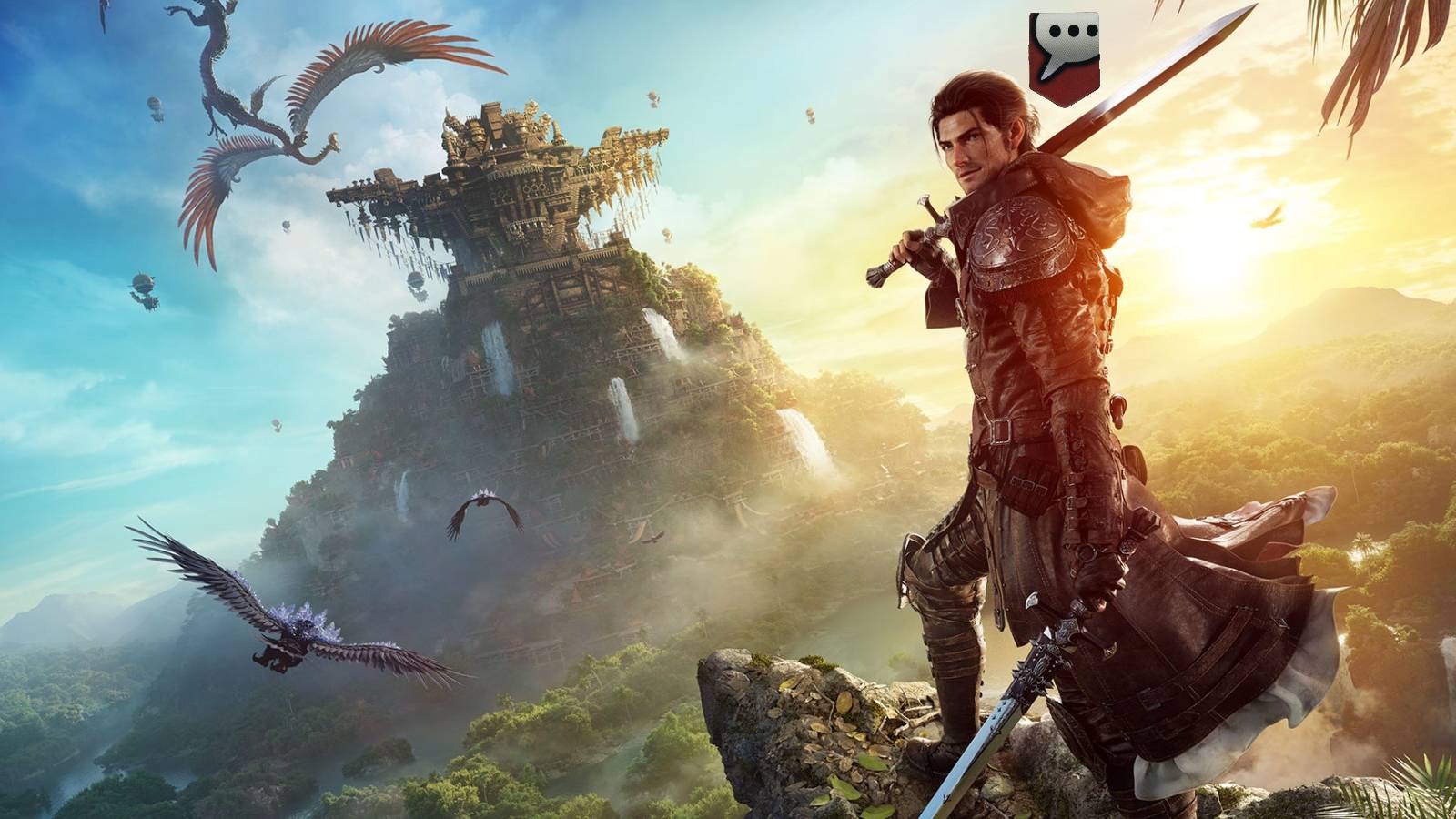 key art for ffxiv dawntrail with a silence debuff near the protagonist