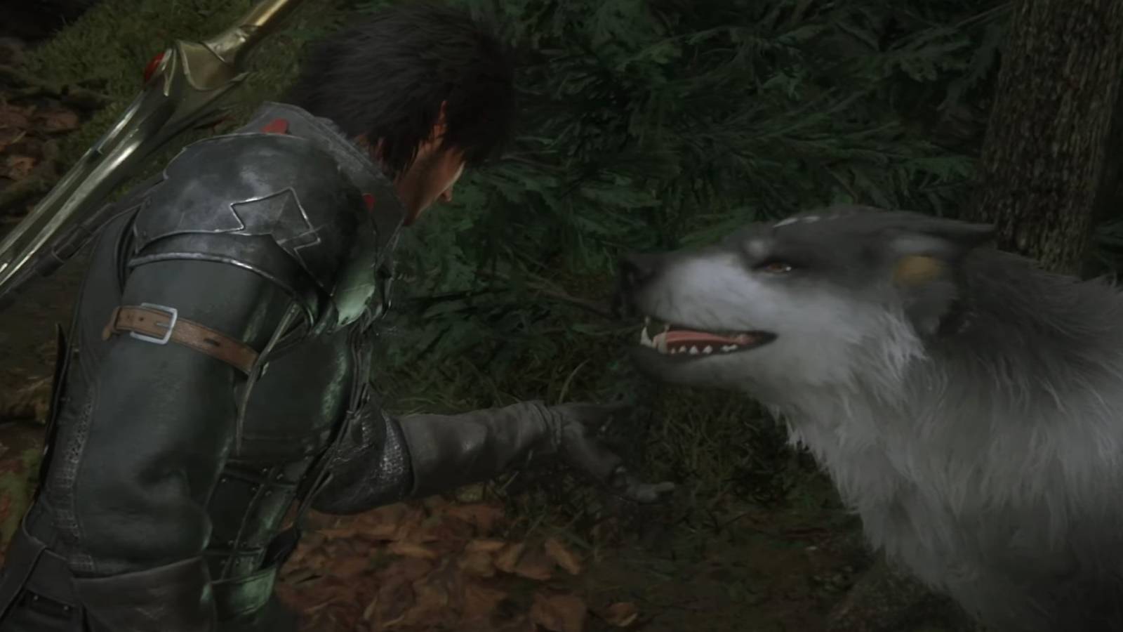 final-fantasy-16-clive-petting-torgal-you-can-pet-the-dog-trophy