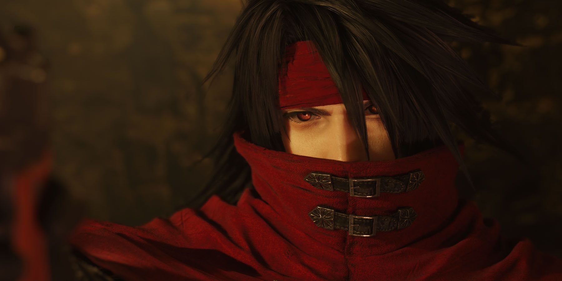 A close-up of Vincent Valentine in Final Fantasy 7 Rebirth.