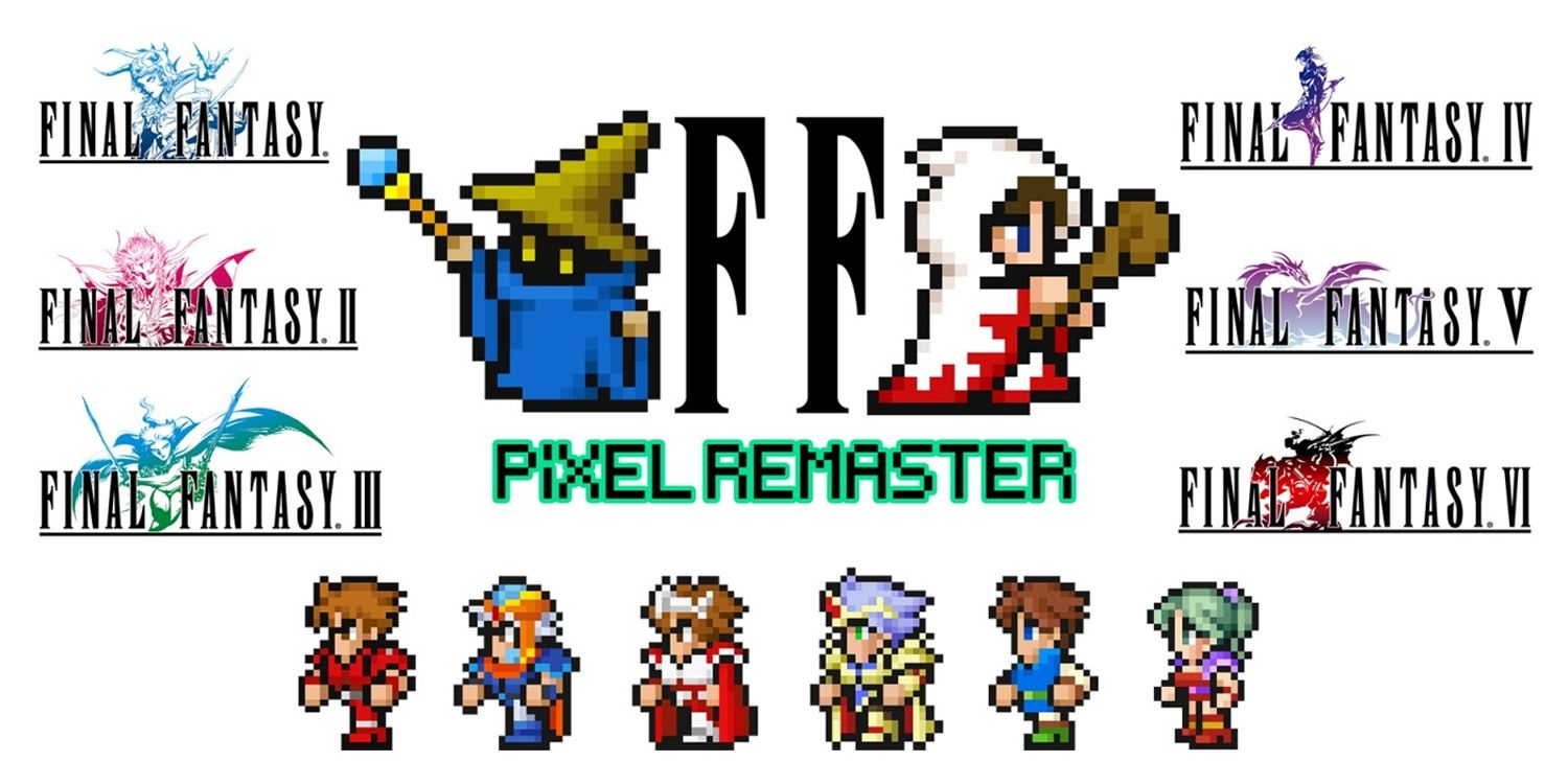 Final Fantasy Pixel Remaster Logos Collection