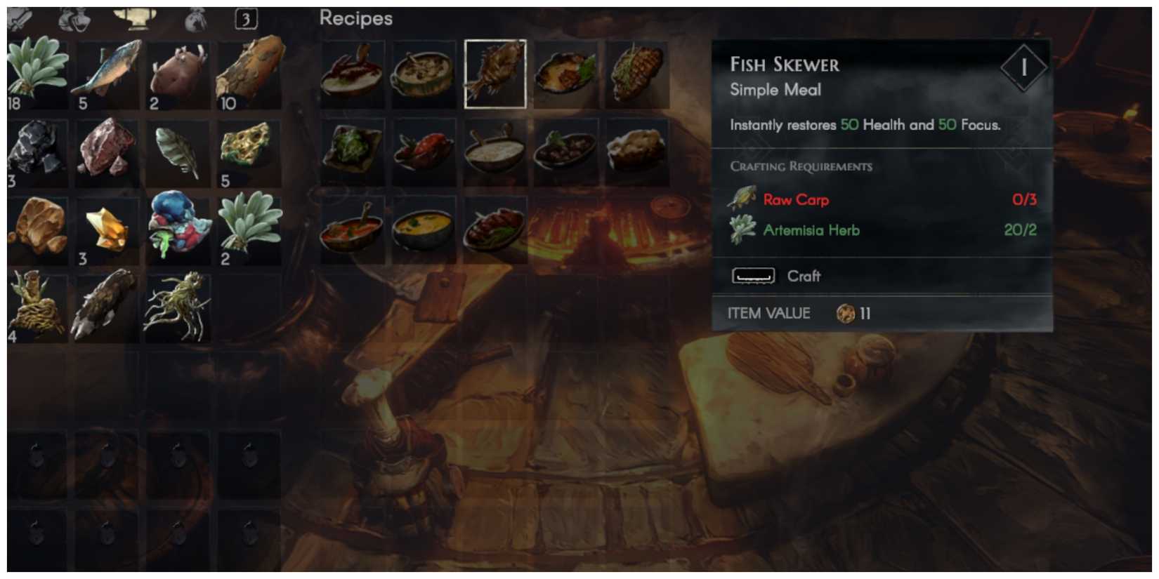 No Rest For The Wicked - Fish Skewer Recipe