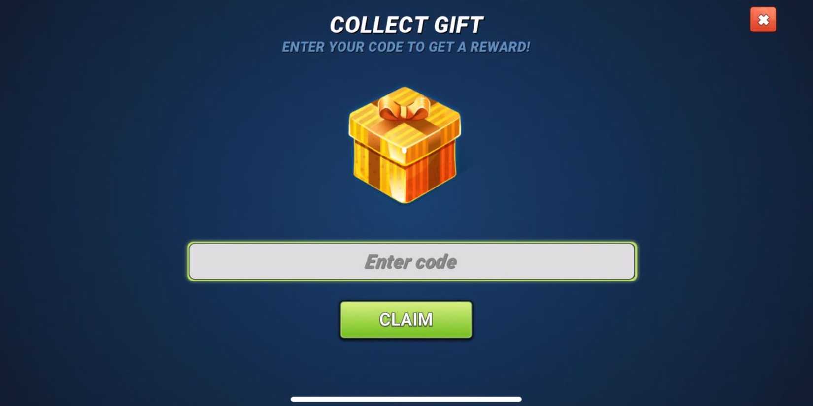 Fishing Clash the codes tab